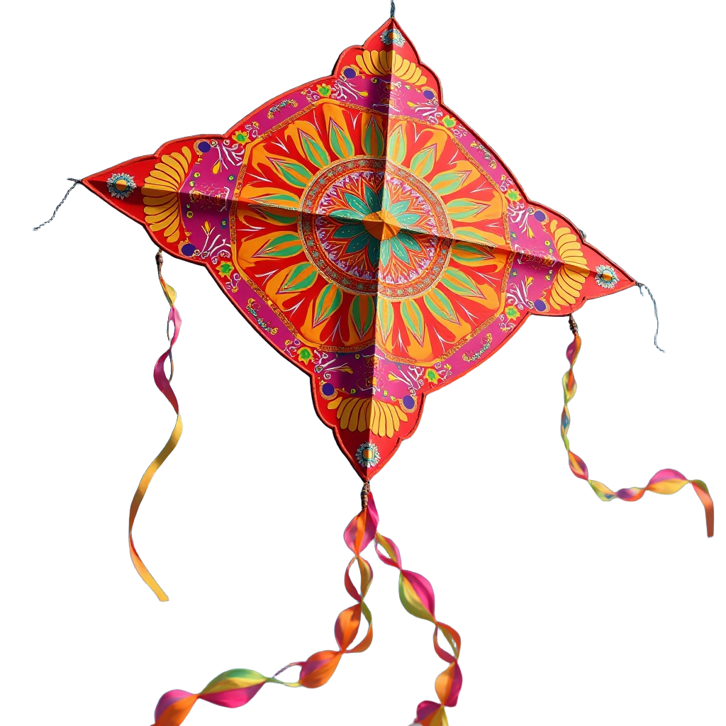 Vibrant Mandala Kite